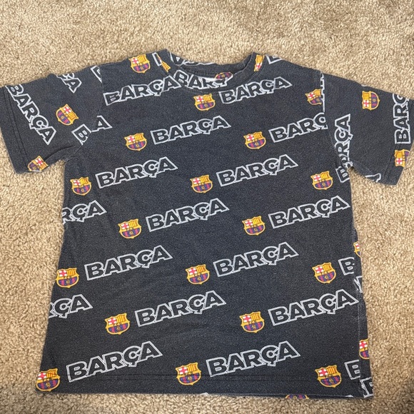 Barça Kids Short Sleeve Tee - Dark Gray - Picture 1 of 2